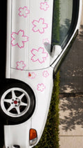 Cherry Blossom Outline Livery Car Decals (any color available)